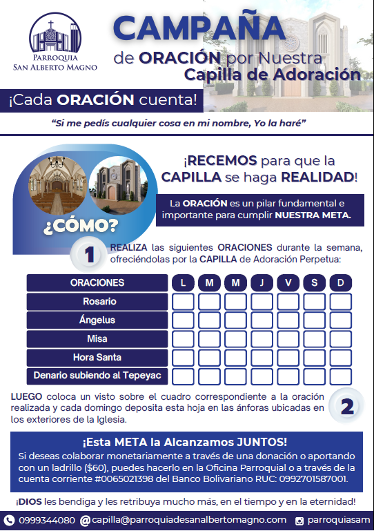 Campaa de Oracin por CAP 2024 07 28